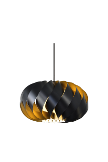 IMPERIAL pendant lamp 45cm, black/gold