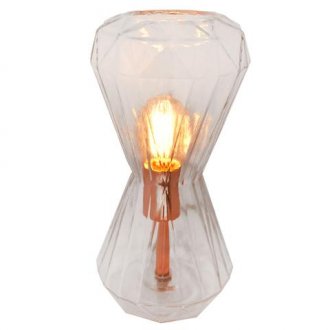 Bright table lamp copper