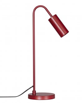 Curve Table lamp red matt
