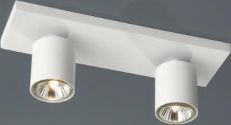 Hiro 2-spot ceiling lamp