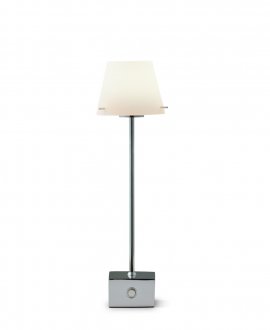 Gil tablelamp LED white/chrome