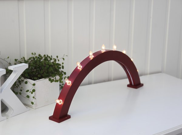 Trull 9L candlestick red